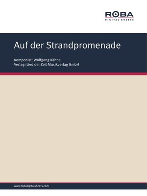 cover image of Auf der Strandpromenade